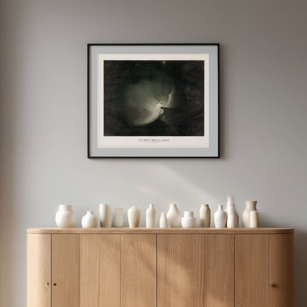 The Great Nebula in Orion by Étienne Léopold Trouvelot