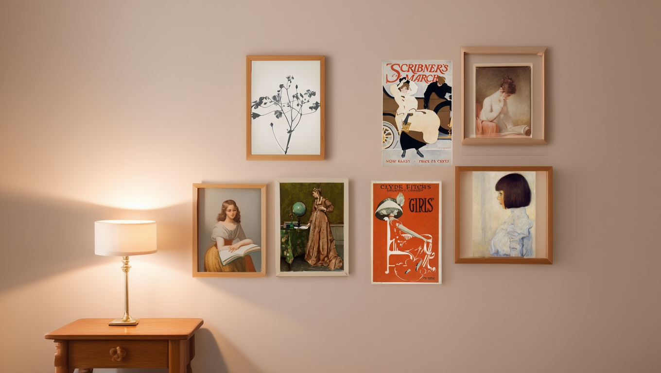 Classic Nostalgia – 5-Piece Vintage Wall Art Set