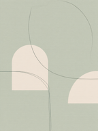 4 Geometric Abstract Portrait Prints – Dusty Pink & Gray Modern Wall Art for Living Room, Bedroom & Studio Decor - Hakyarts