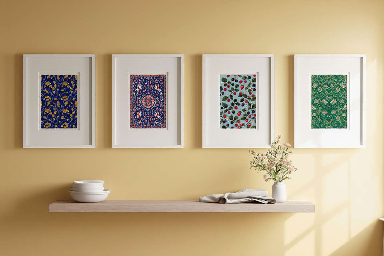 William Morris – Botanical Elegance 4-Prints