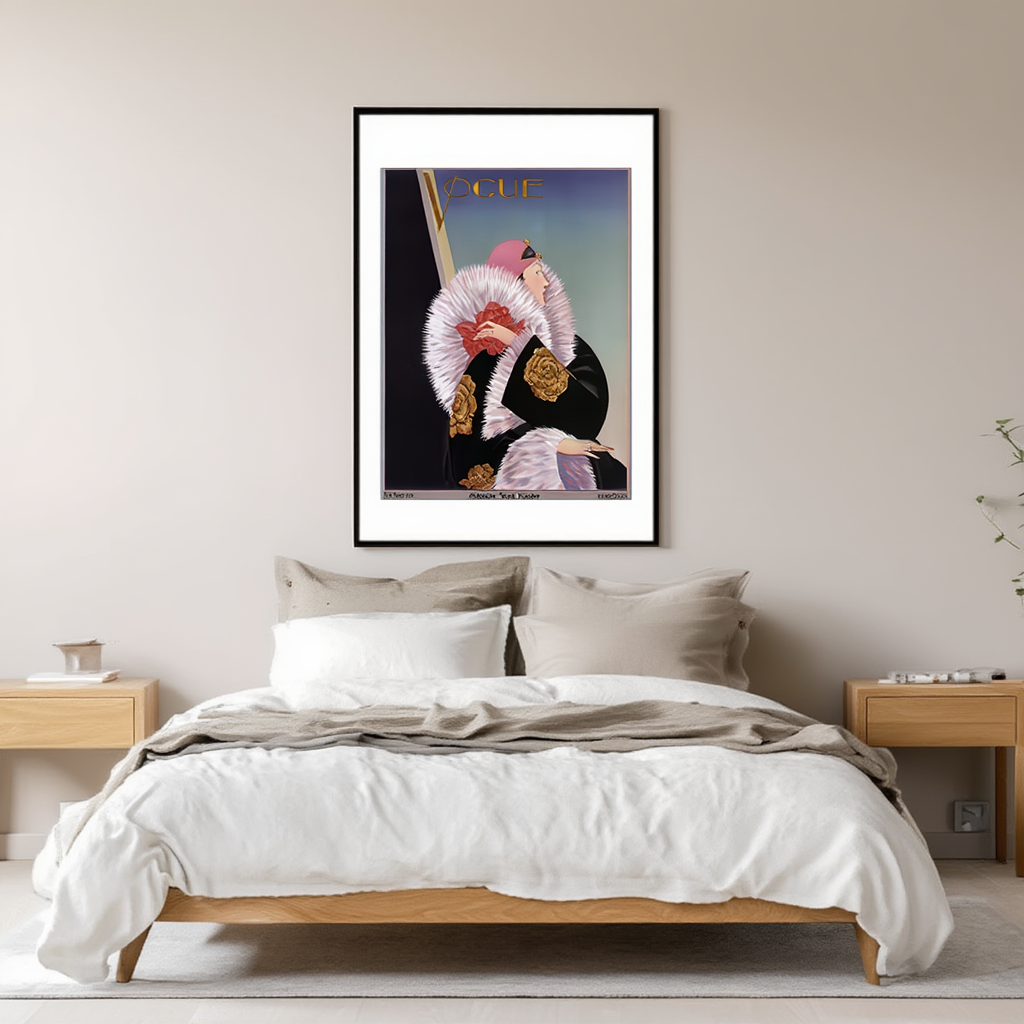 Vogue January 1, 1927 – Vintage Fashion Illustration Poster