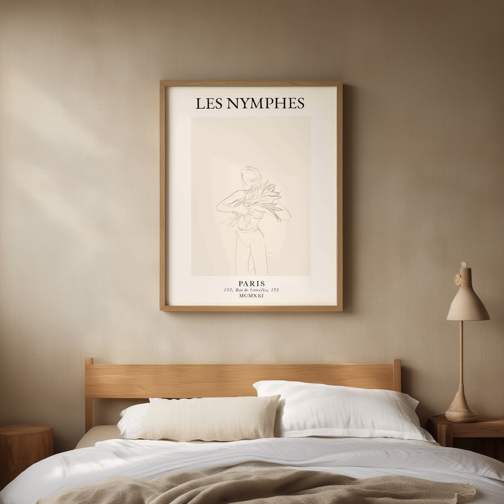 Les Nymphes N.2 – Vintage French Figurative Art Print