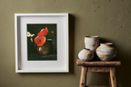 Flowers “Poppies and Daisies” by Odilon Redon – Botanical Surreal Art Print - Hakyarts