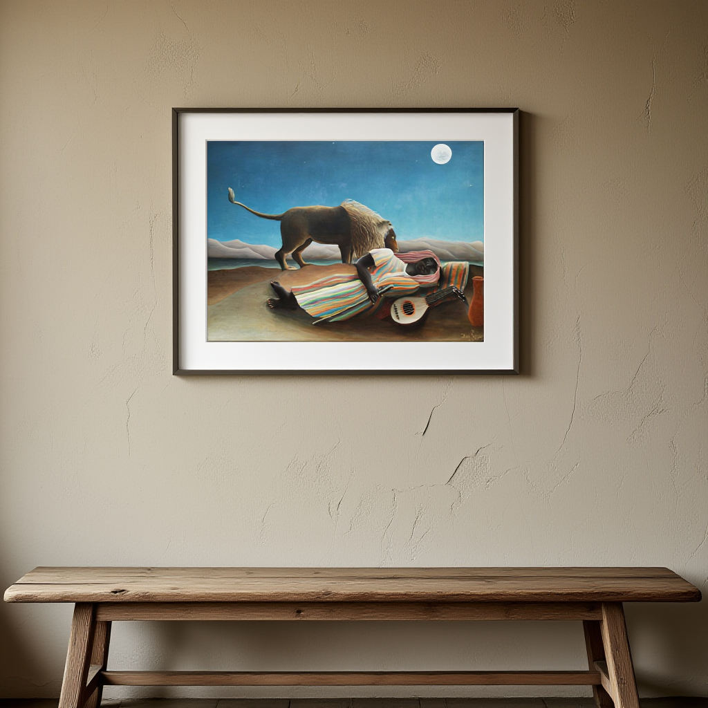 Henri Rousseau - La Bohémienne Endormie