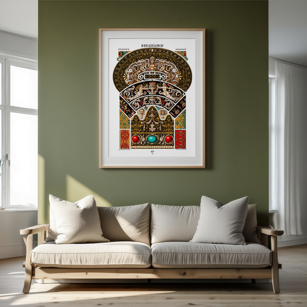 Illustration from L’ Ornement Polychrome "Renaissance"