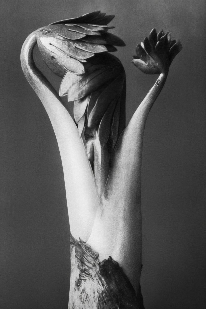 Aconitum Monk’s Hood (1928) by Karl Blossfeldt – Botanical Fine Art Print