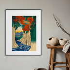 The Monkey Bridge by Utagawa Hiroshige II – Japanese Ukiyo-e Art Print - Hakyarts