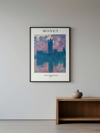 Houses of Parliament, Sunset – Claude Monet Poster | Impressionist London Art Print - Hakyarts