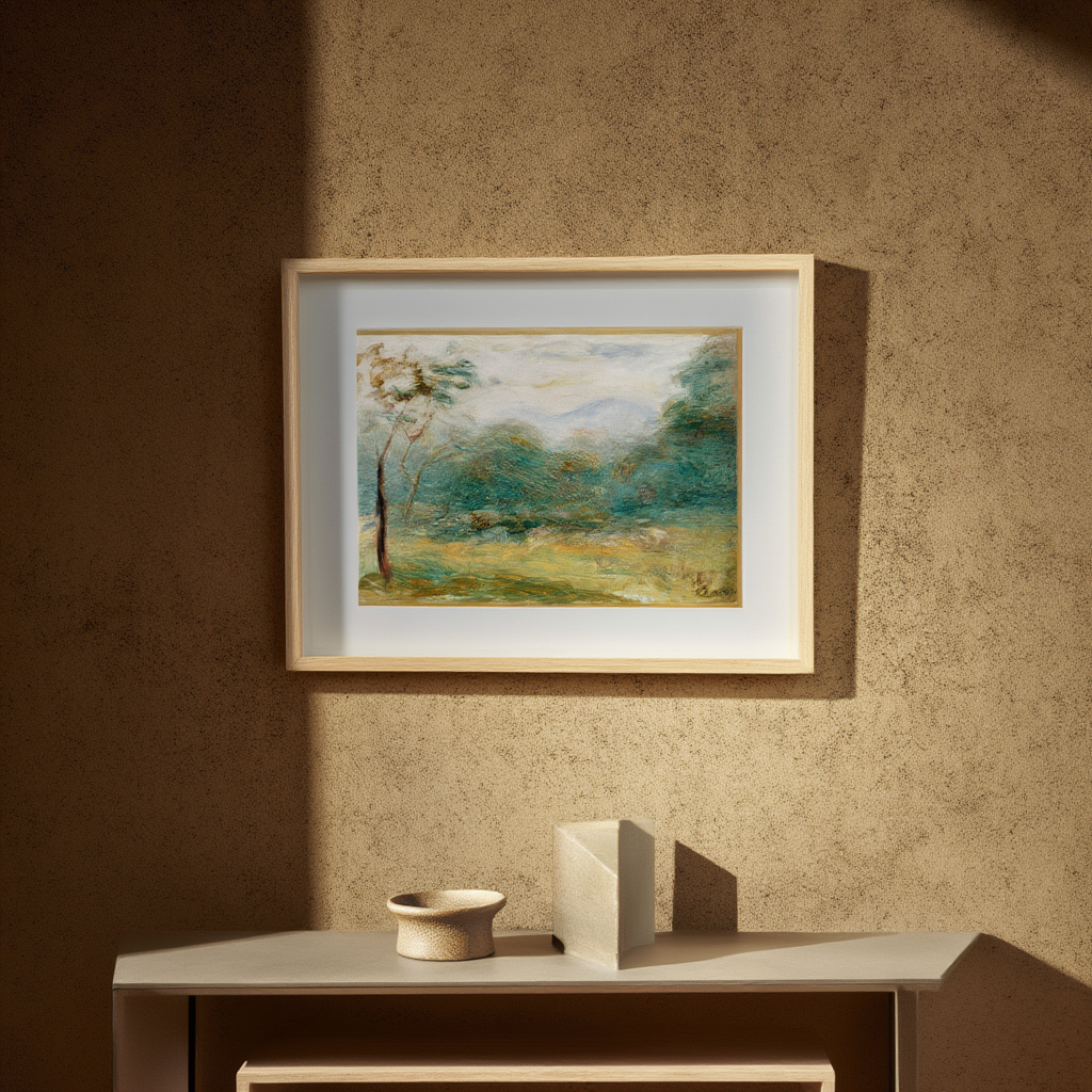 Auguste Renoir - Landscape from the South of France 'Cagnes-sur-Mer