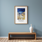Boulevard Montmartre At Night Poster