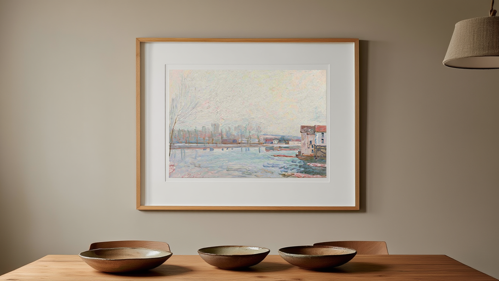 Alfred Sisley - L’hiver à Moret