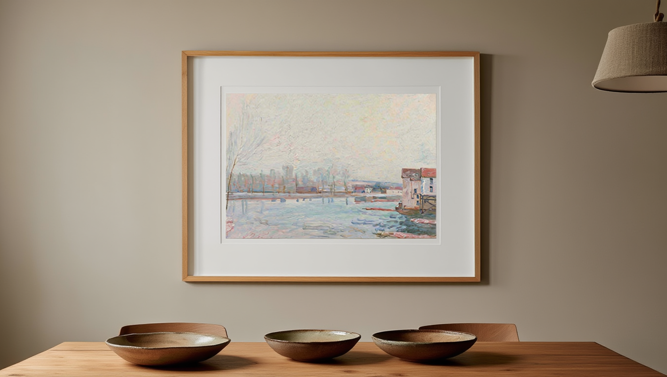 Alfred Sisley - L’hiver à Moret