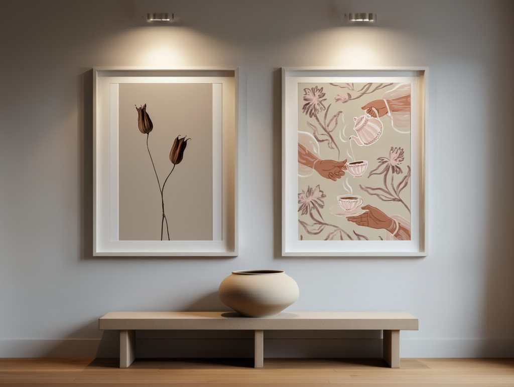 Brown & Earthy Florals – 6 Prints Mix & Match Collection