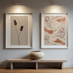 Brown & Earthy Florals – 6 Prints Mix & Match Collection - Hakyarts
