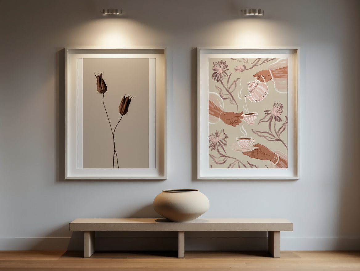 Brown & Earthy Florals – 6 Prints Mix & Match Collection