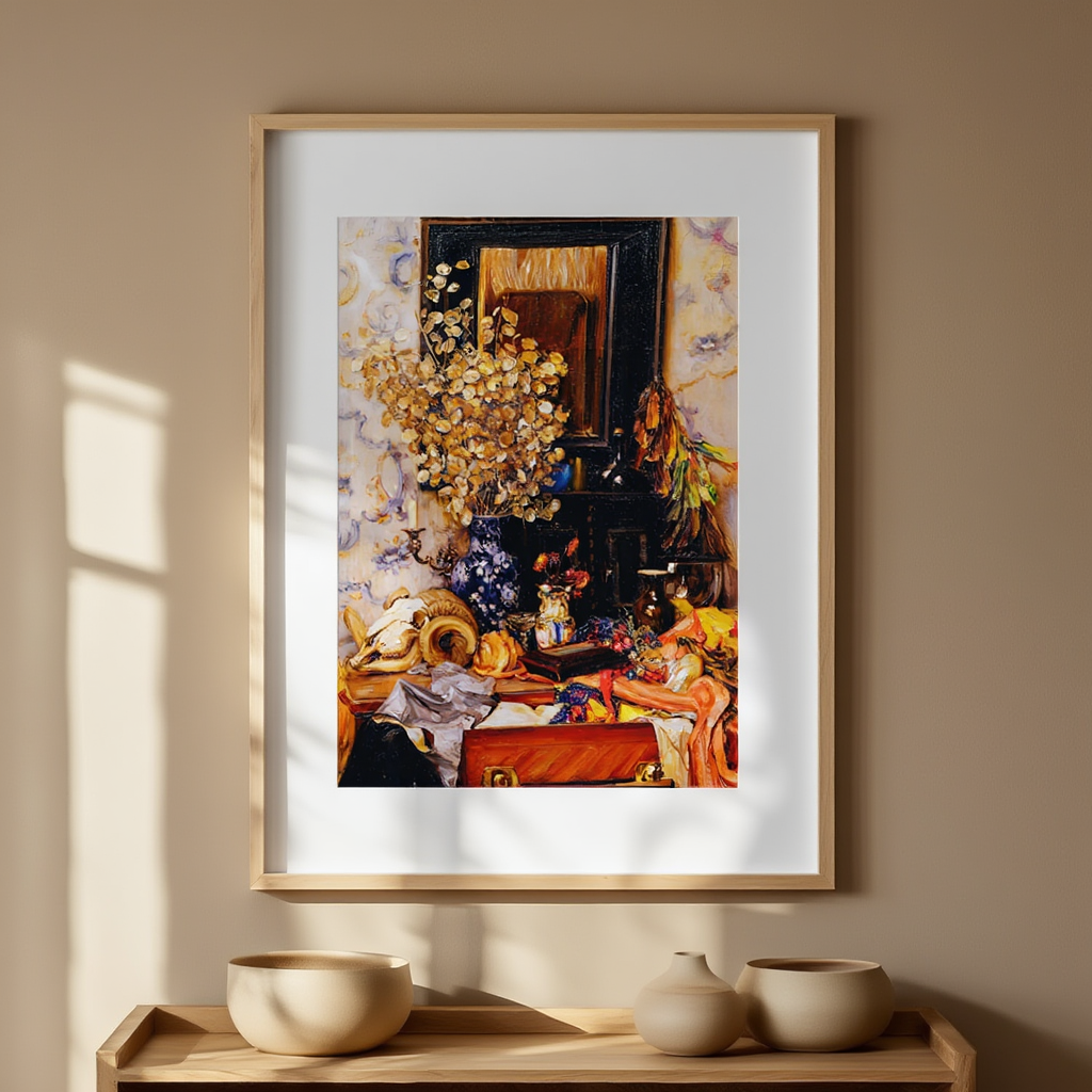Still Life – Alois Hänisch, 1908 – Classic European Art Print