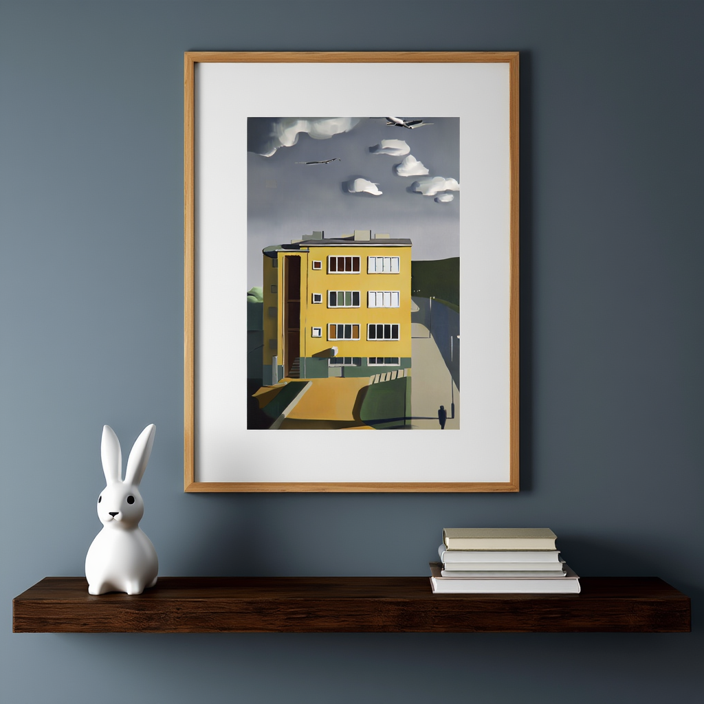 Från Eriksdal – Torsten Jovinge | Modernist Urban Landscape Art Print