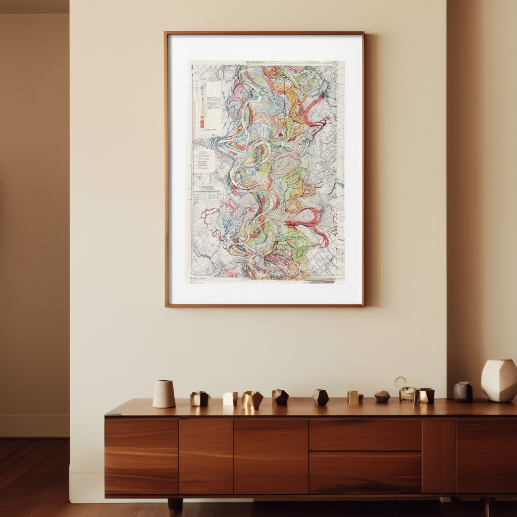 Ancient Courses "Mississippi River Meander Belt" by Harold Fisk