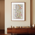 Ancient Courses "Mississippi River Meander Belt" by Harold Fisk