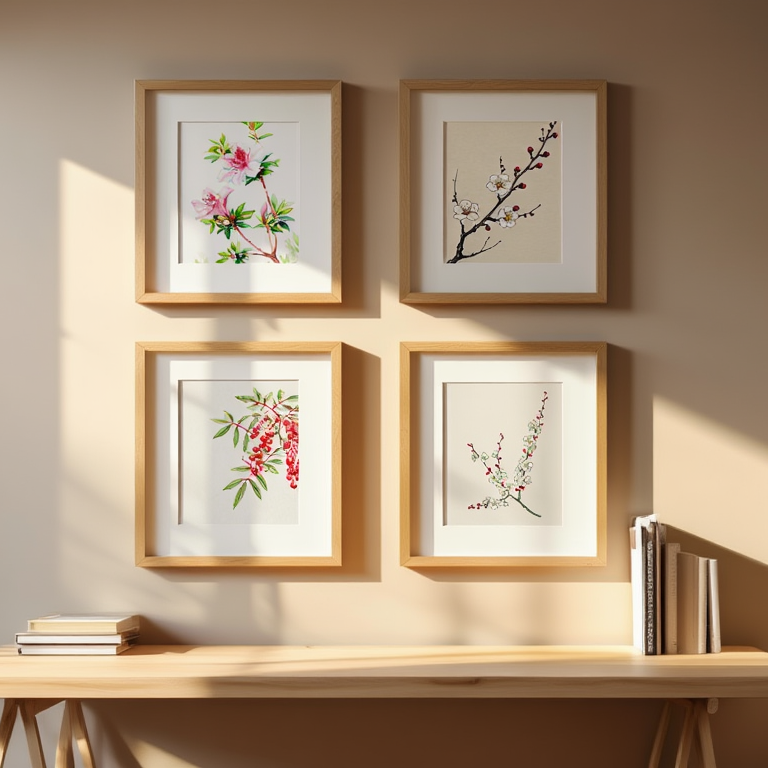 Megata Morikaga Mix & Match Wall Art – 4 Prints