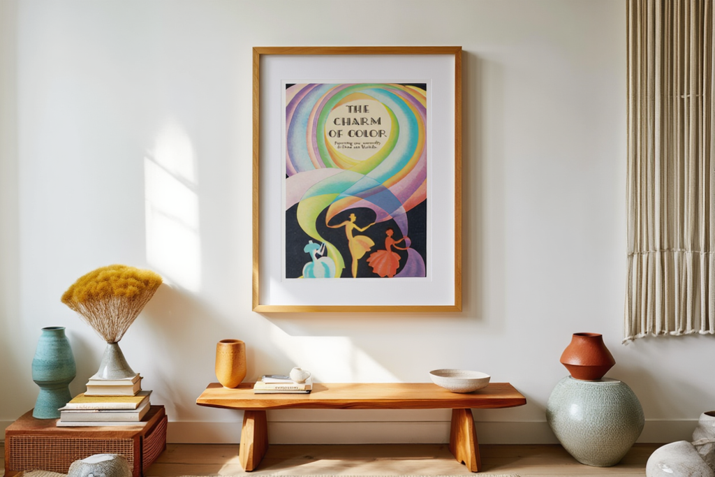 The Charm of Color Poster - Marie Josephine Carr