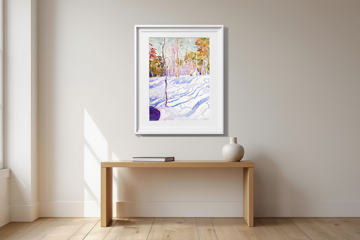 Sunlit Winter Lanscape