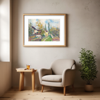 Un Sentier aux Sablons – Alfred Sisley Poster | Impressionist Landscape Art Print - Hakyarts