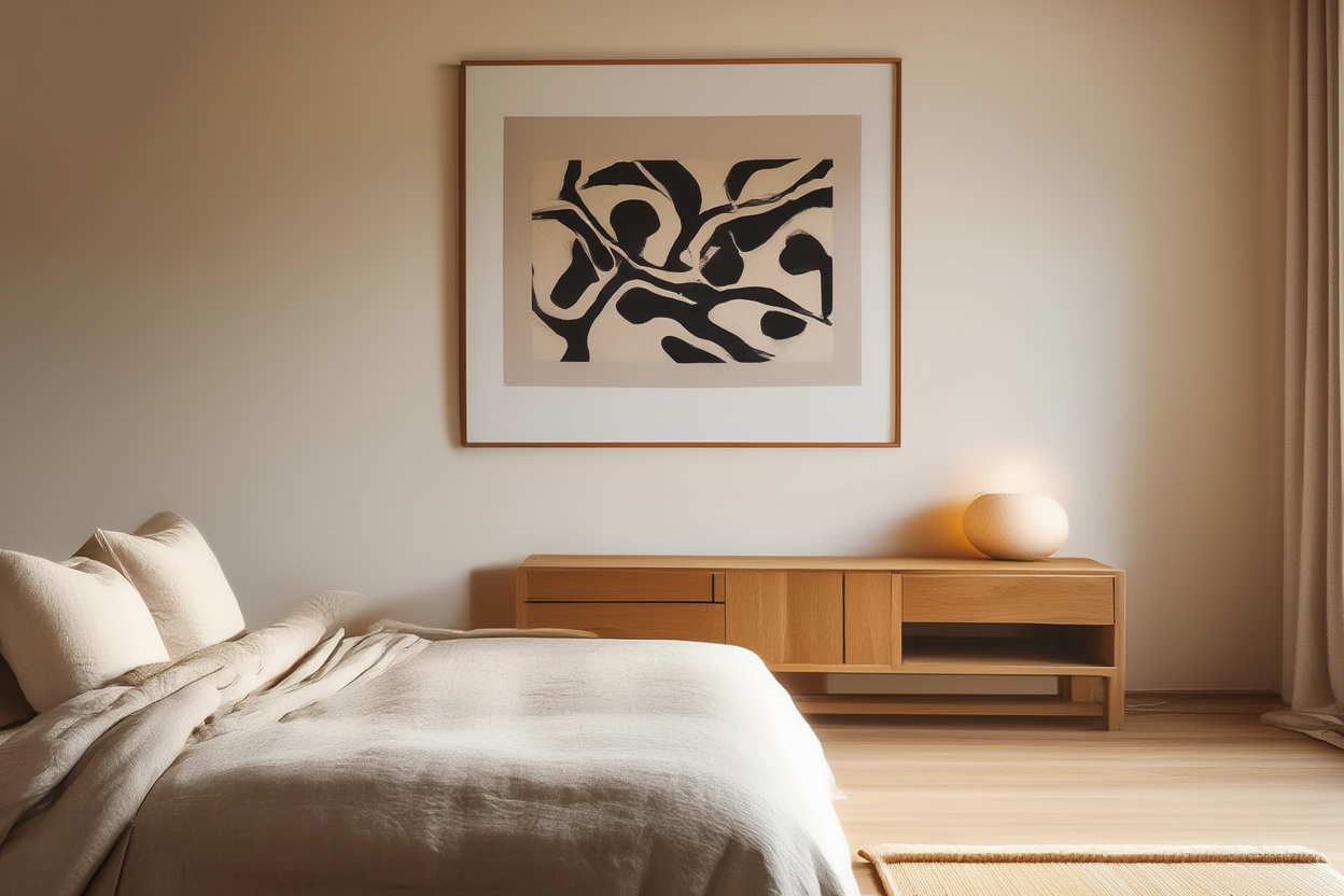 Botanical Silhouettes – Neutral Toned Wall Art Print