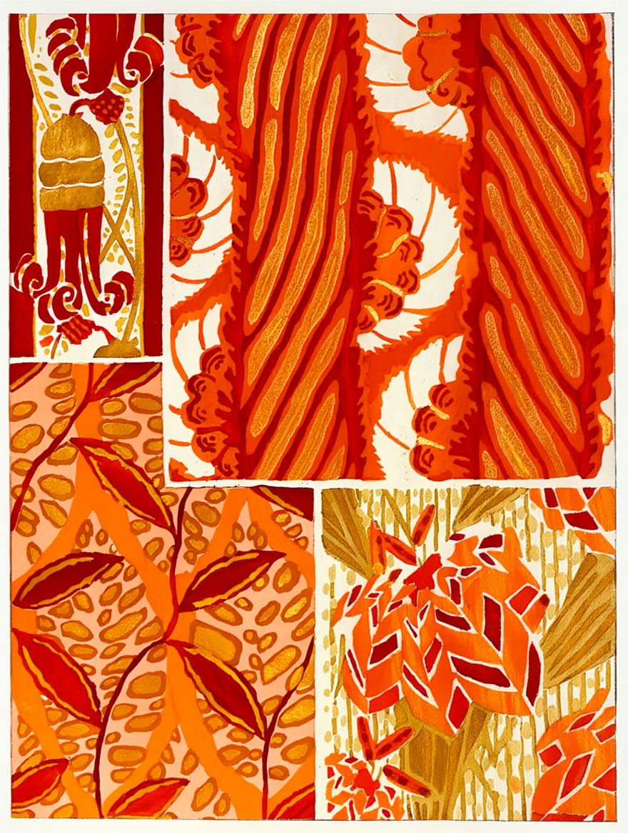 Émile-Allain Séguy – Botanical Art Deco Quartet - 4 Prints Mix & Match