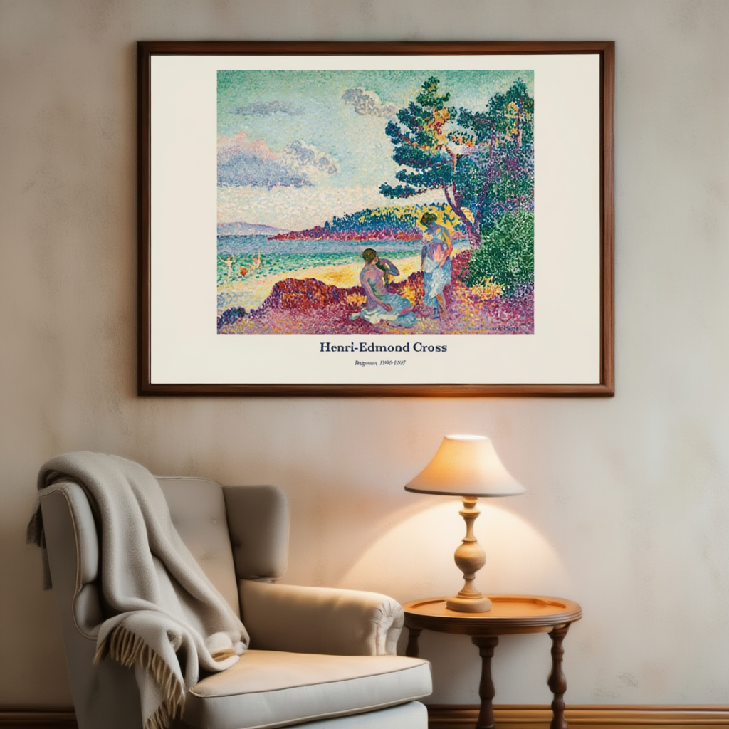 Henri-Edmond Cross - Baigneuses Poster