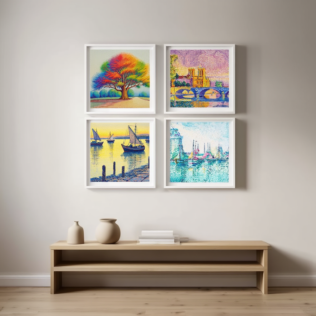 Paul Signac – Mediterranean Light Quartet (4 Prints Mix & Match)