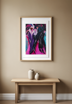 Street, Berlin – Ernst Ludwig Kirchner Poster | Expressionist Urban Street Scene Art Print - Hakyarts