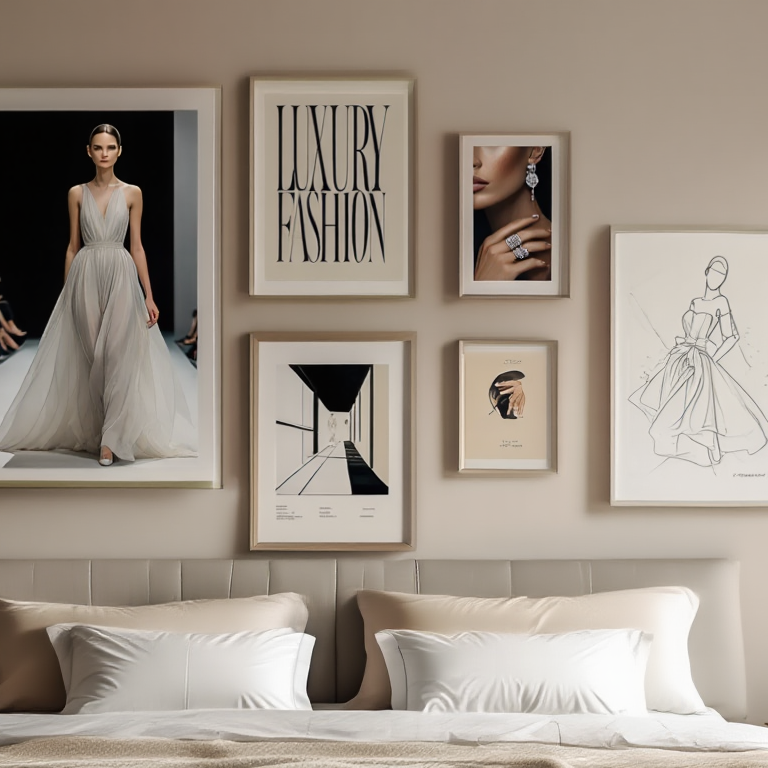Luxury Fashion Art – 5-Piece Creative Set
