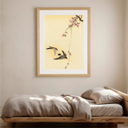 Cherry Blossom with Birds – Ohara Koson Poster | Japanese Nature Art Print - Hakyarts