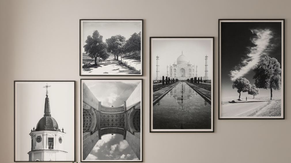 Serene Pastels – Minimal & Calm Landscapes - 5 Prints