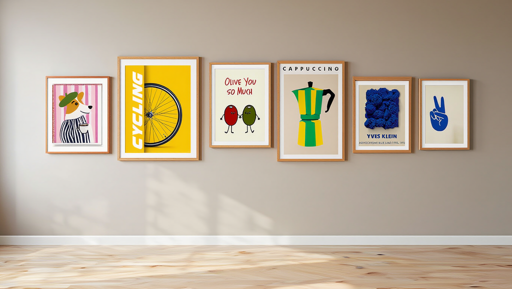 Abstract, Funny & Colorful – 6 Mix & Match Art Prints