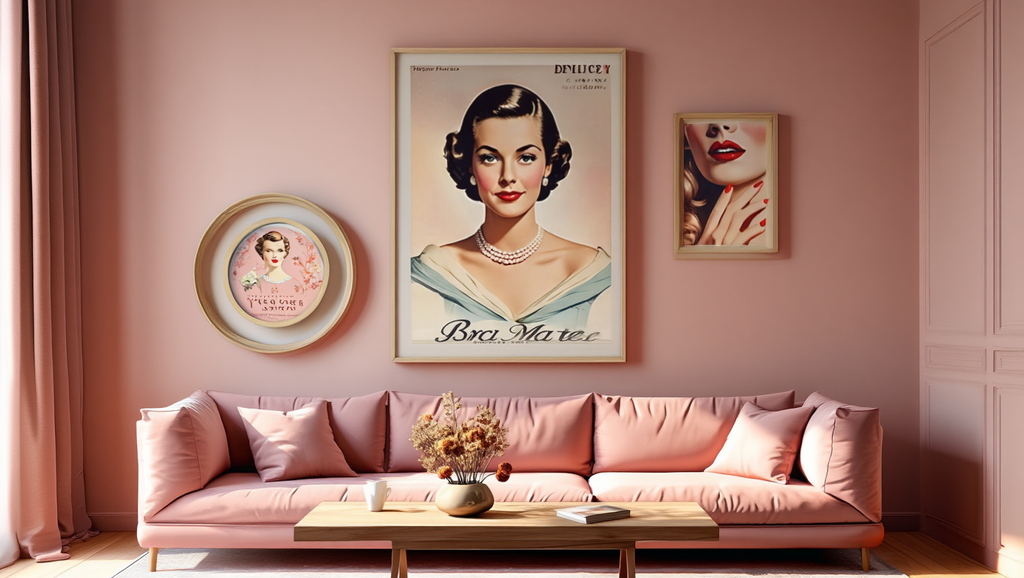 Glamour & Charm – 3-Piece Pin-Up Wall Art Set