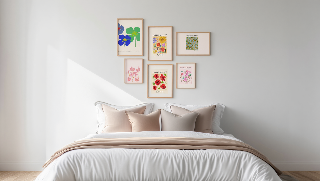 Floral Frenzy: 6 Cheerful Wall Art Prints