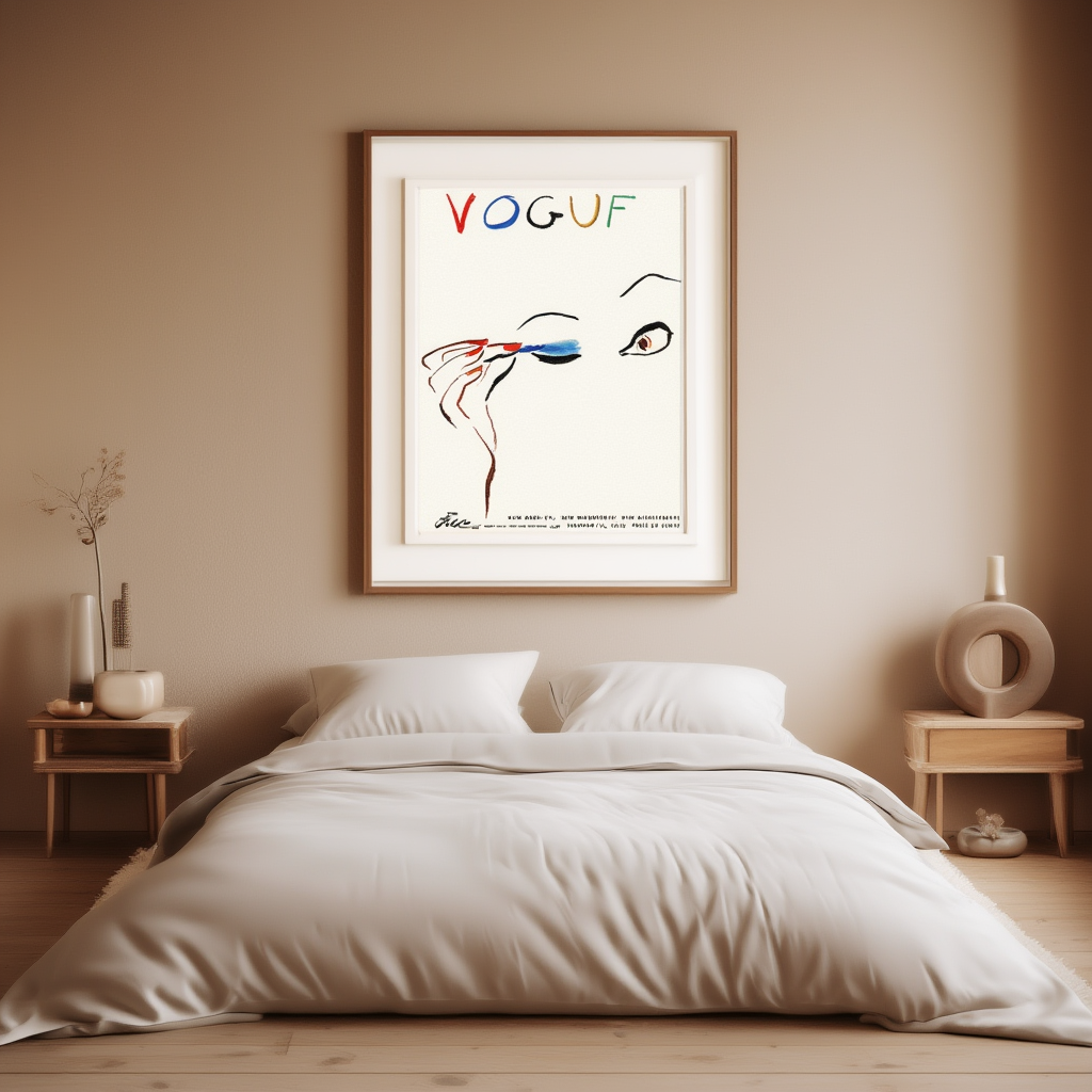 Vogue February 15, 1935 – Vintage Fashion Illustration Poster