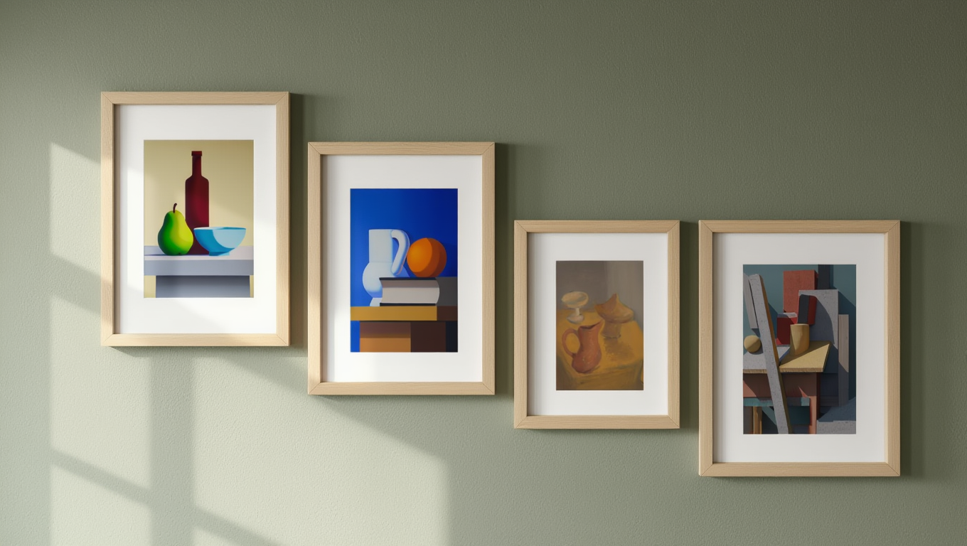 Lundstrøm Geometric Color Study – 4 Prints Mix & Match