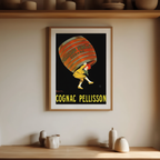 Cognac Pellisson by Leonetto Cappiello – Vintage Advertising Art Print