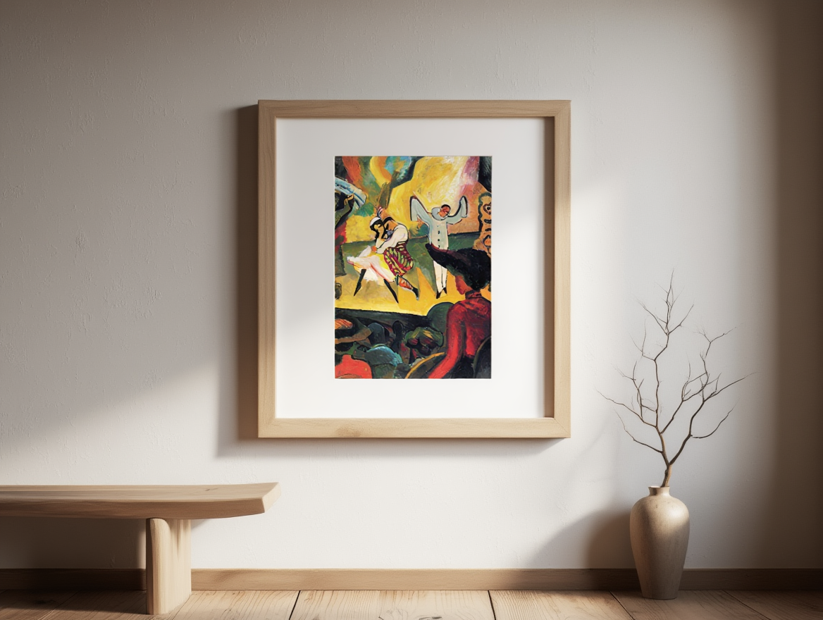 August Macke - Russian Ballet Art