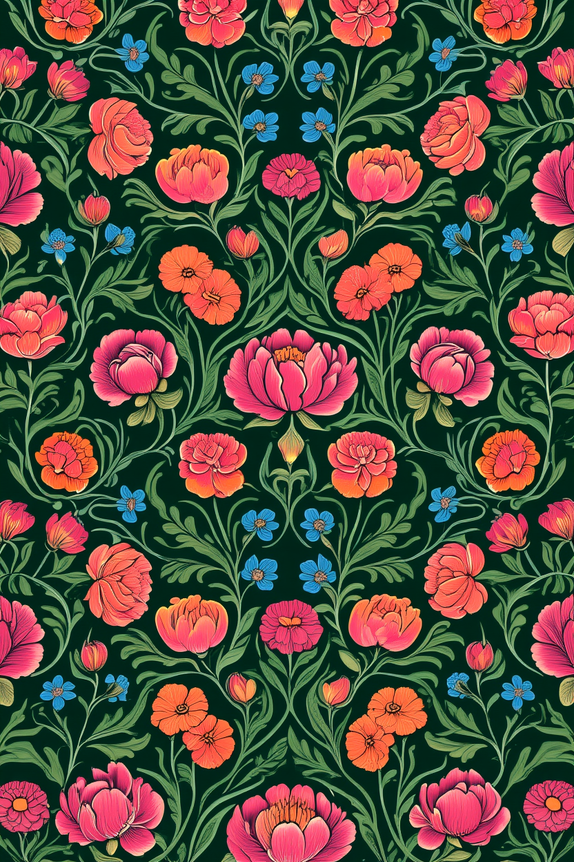 William Morris – Floral Heritage 4-Prints