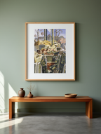 Spring in the Trenches “Ridge Wood” – Paul Nash Poster | Modernist War Landscape Art Print