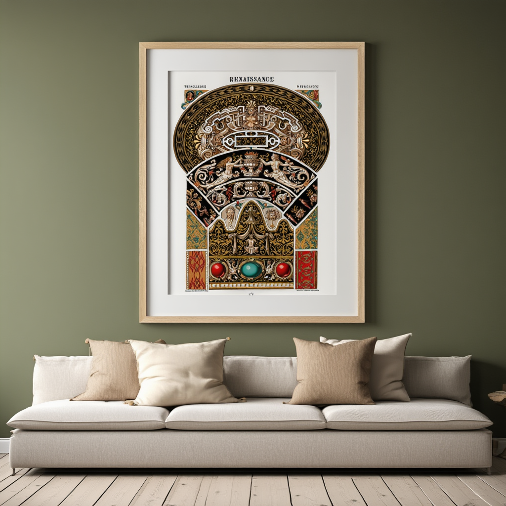 Illustration from L’ Ornement Polychrome "Renaissance"