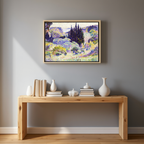 Henri-Edmond Cross - Cypress-April - Hakyarts