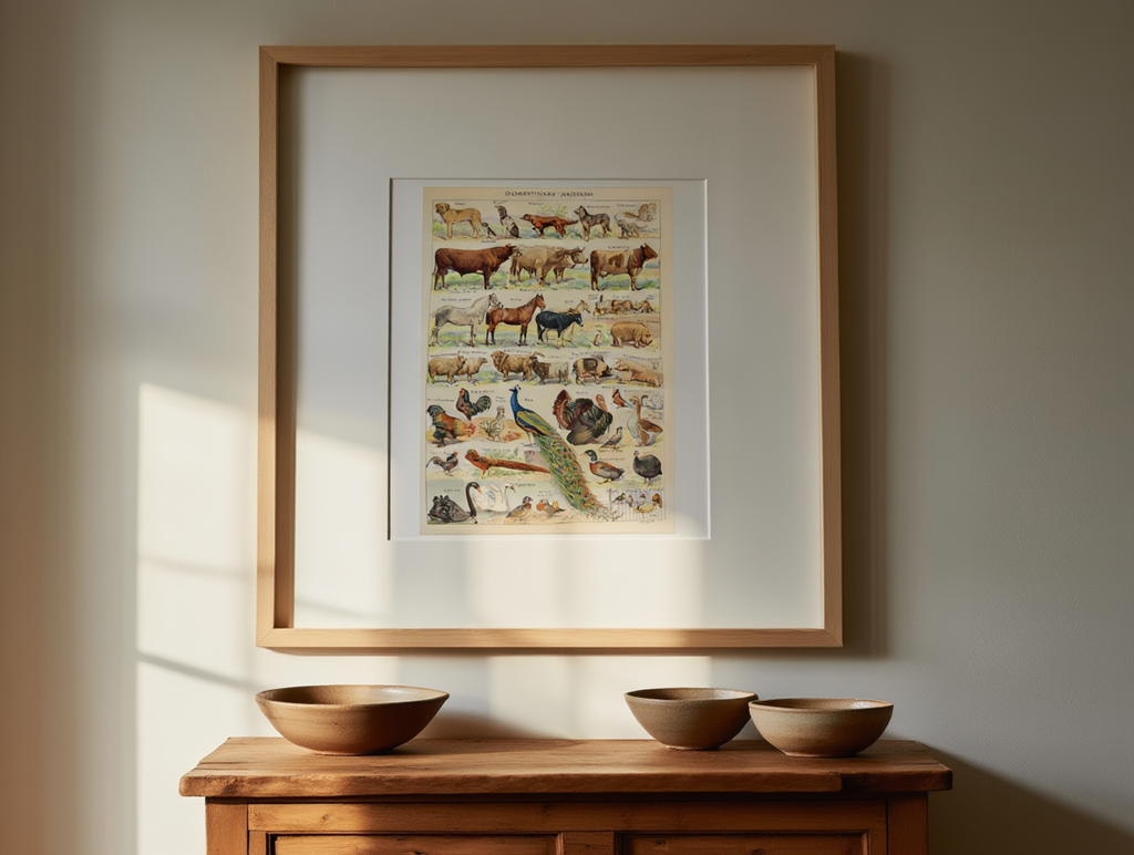 Adolphe Millot - Domestiques Animaux Poster