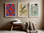 7 Floral Blooms – Mix & Match Art Prints Collection - Hakyarts