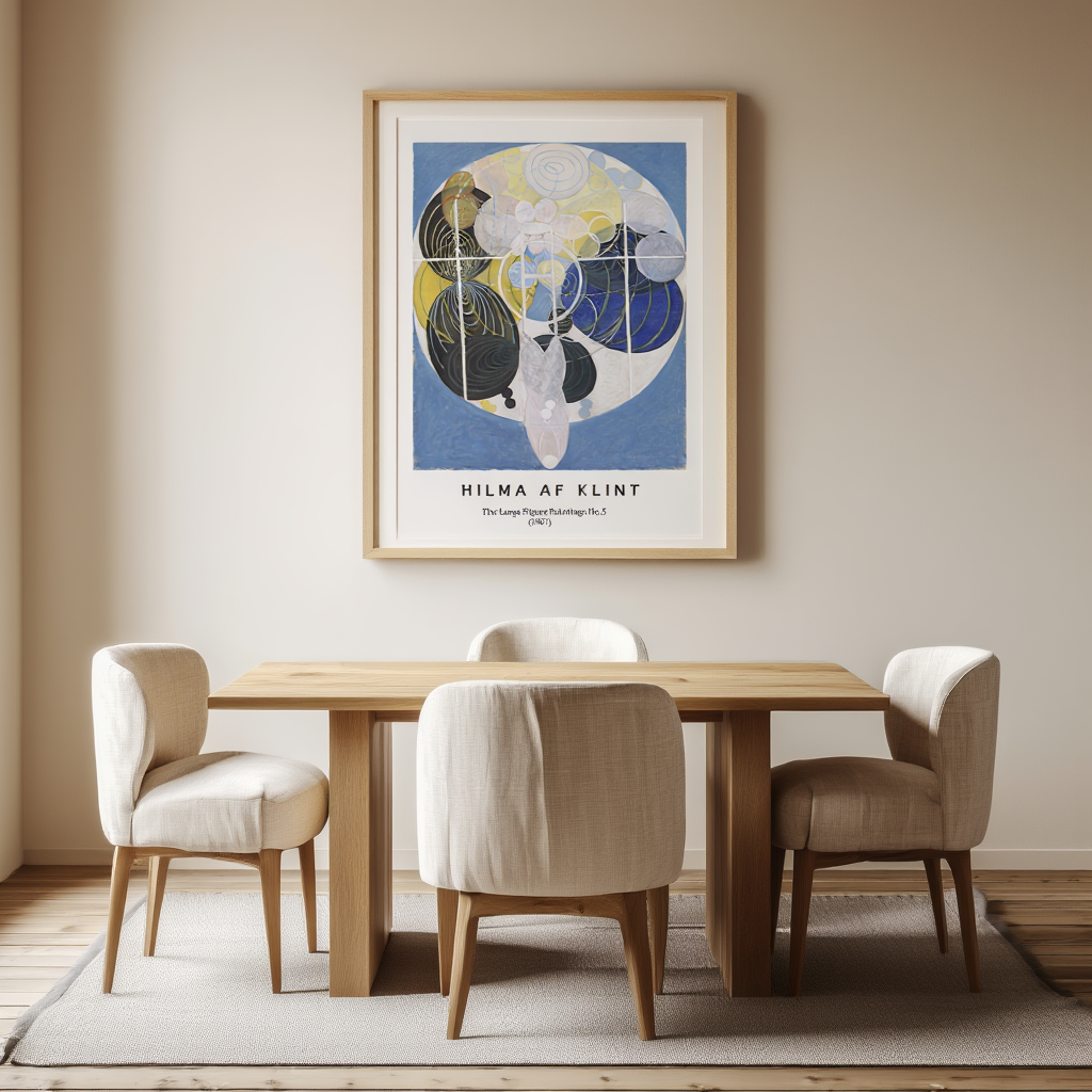 Hilma af Klint - The Large Figure Paintings Nr 5 Poster