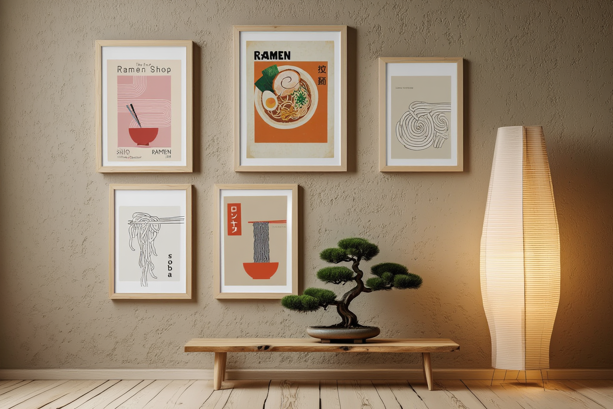 Japanese 5 Prints – Mix & Match Collection